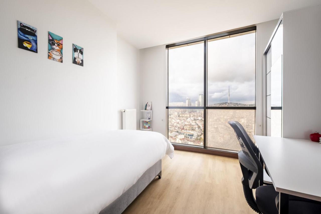 Charming Flat With City View In Atasehir Istambul Exterior foto