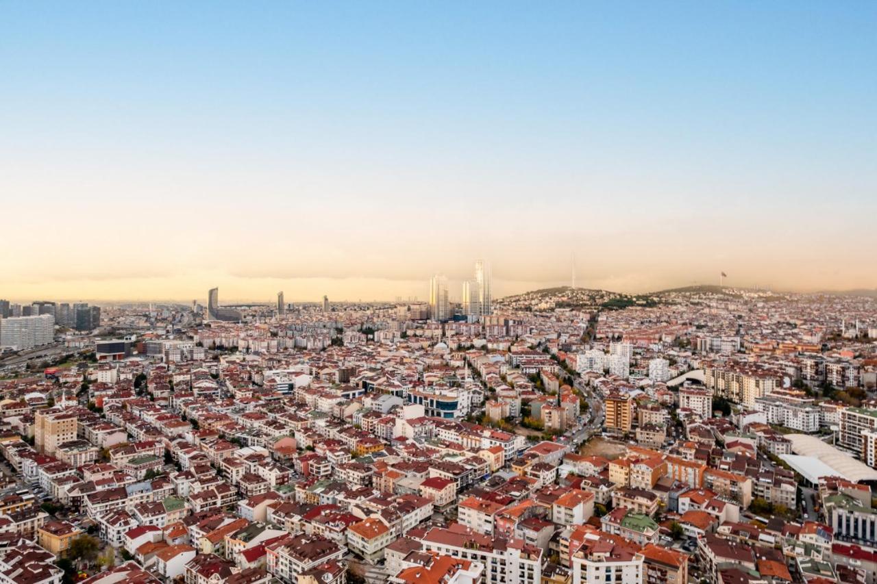 Charming Flat With City View In Atasehir Istambul Exterior foto